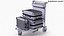 Airport Trolley Set 3D