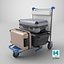 Airport Trolley Set 3D