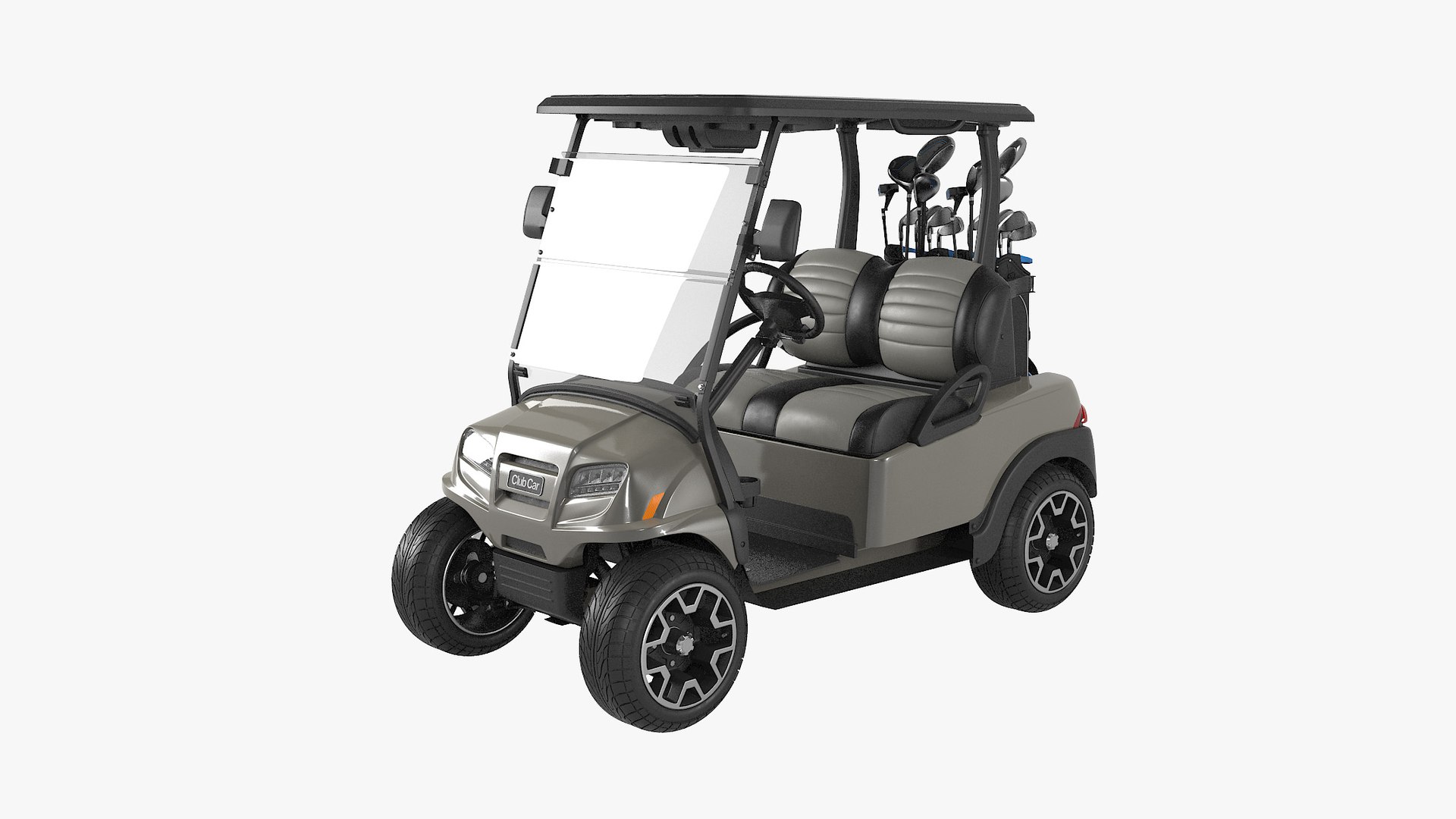 3D Realistic Golf Car Clubs - TurboSquid 1447340