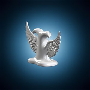 3D Angel Wing Glasses Frame 3D Print Model