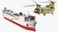 3D hospital ship mercy ch47 chinook