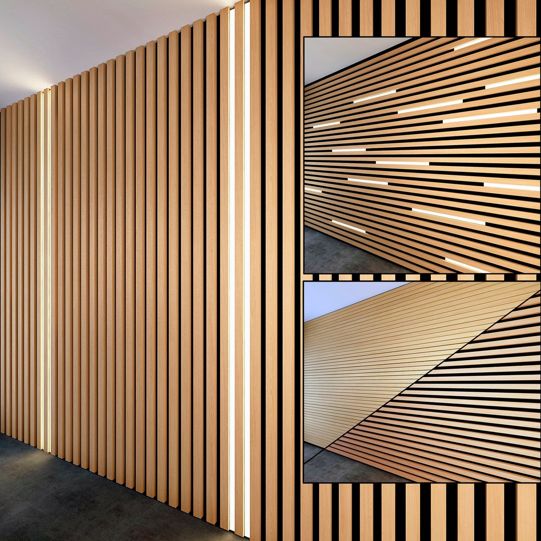 Wooden Slats 3D - TurboSquid 1370335
