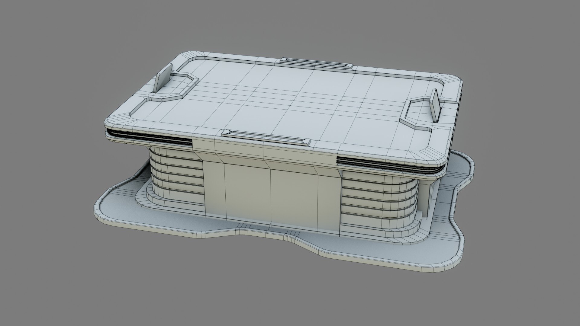 Sci-fi Work Bench - Low poly - PBR - Game ready 3D https://p.turbosquid.com/ts-thumb/eI/wXsYL0/zq/wire_0008/jpg/1659802791/1920x1080/fit_q87/c51eb078fccd4a6064de1dd0d807ee94a2478539/wire_0008.jpg