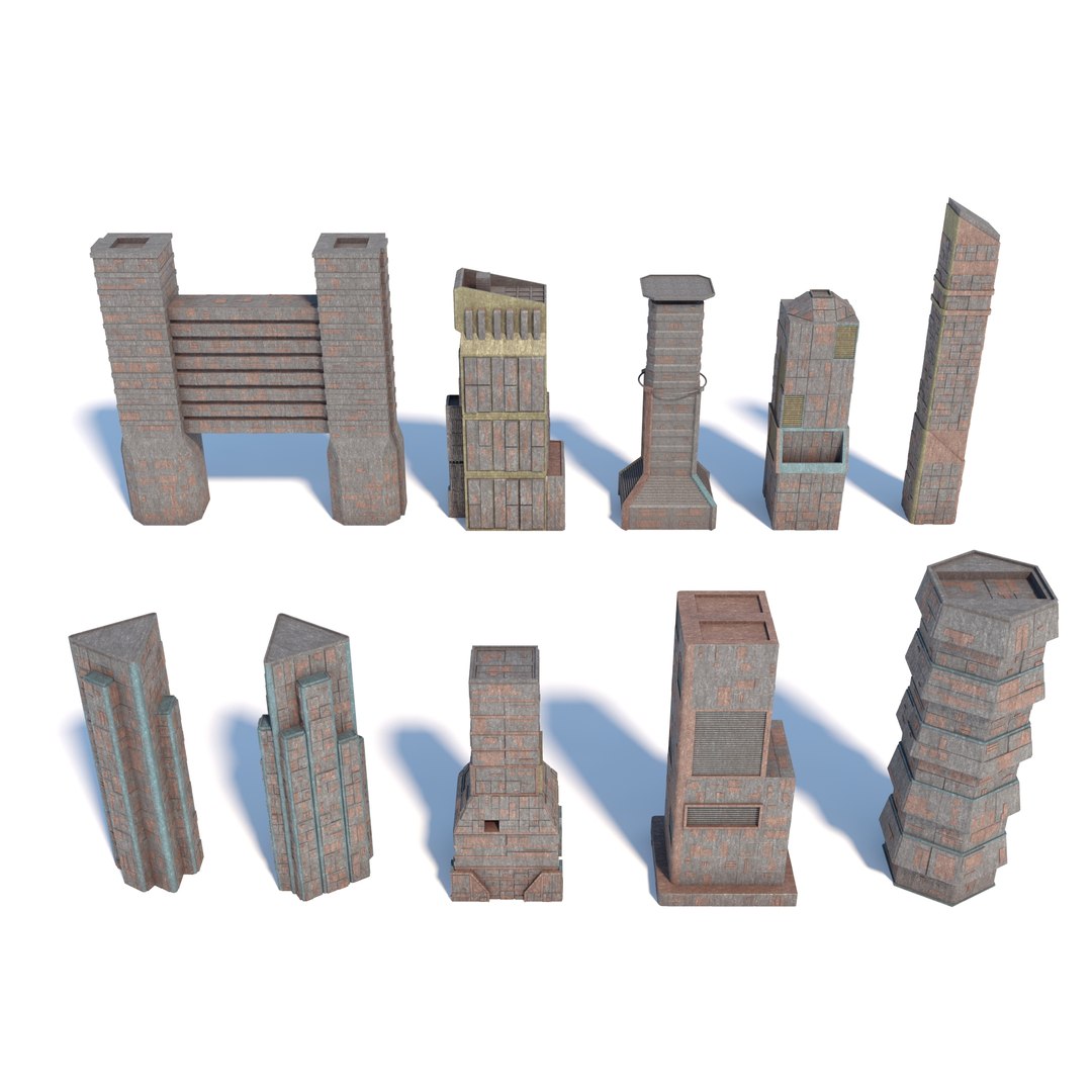3D Sci-fi buildings set https://p.turbosquid.com/ts-thumb/eI/y26Vmh/JJ/scifi_buildings_01_01/jpg/1655241111/1920x1080/fit_q87/ec22d81baca31f5552313e61b776badd70f9bcdd/scifi_buildings_01_01.jpg