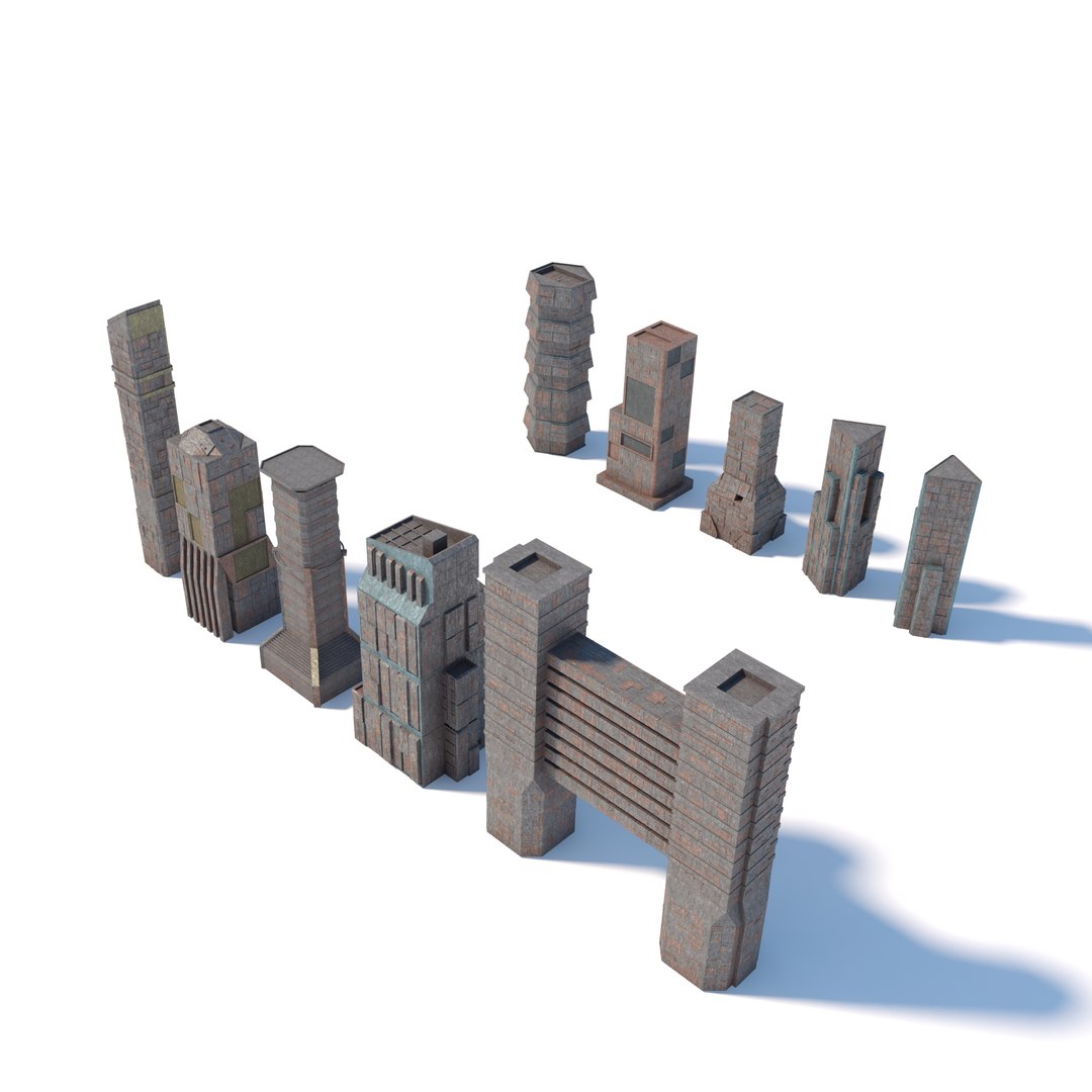 3D Sci-fi buildings set https://p.turbosquid.com/ts-thumb/eI/y26Vmh/kR/scifi_buildings_01_04/jpg/1655241122/1920x1080/fit_q87/3b81604a099e293490e1d8cd81f875bea081cf09/scifi_buildings_01_04.jpg