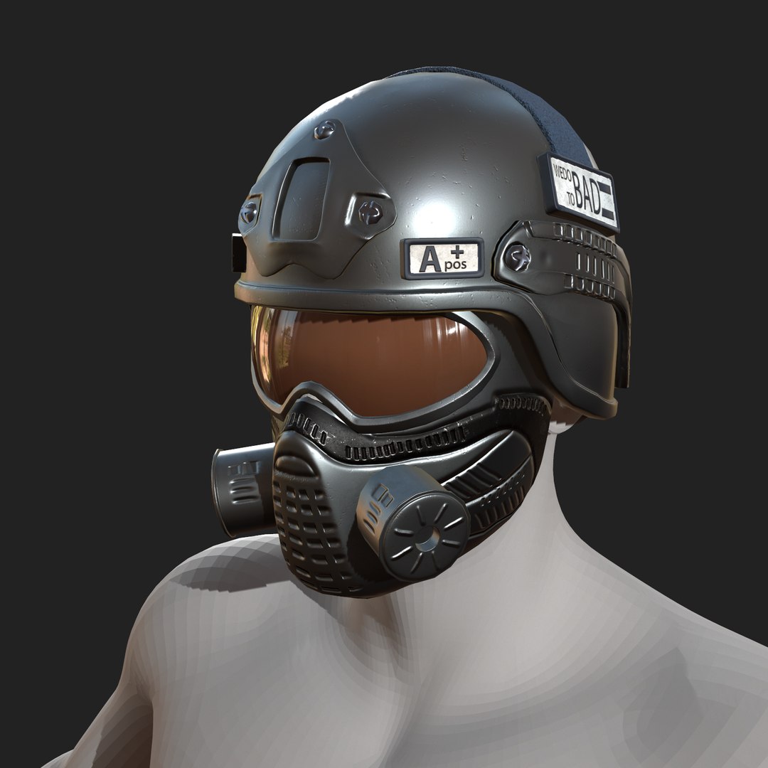 3D helmet armor scifi - TurboSquid 1487535