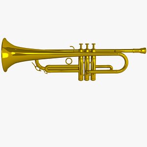 trumpet 3d model