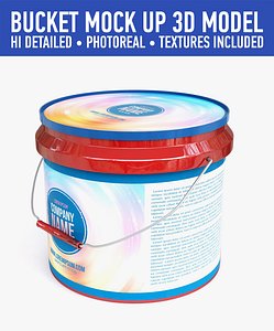 bucket contains 3d 3ds