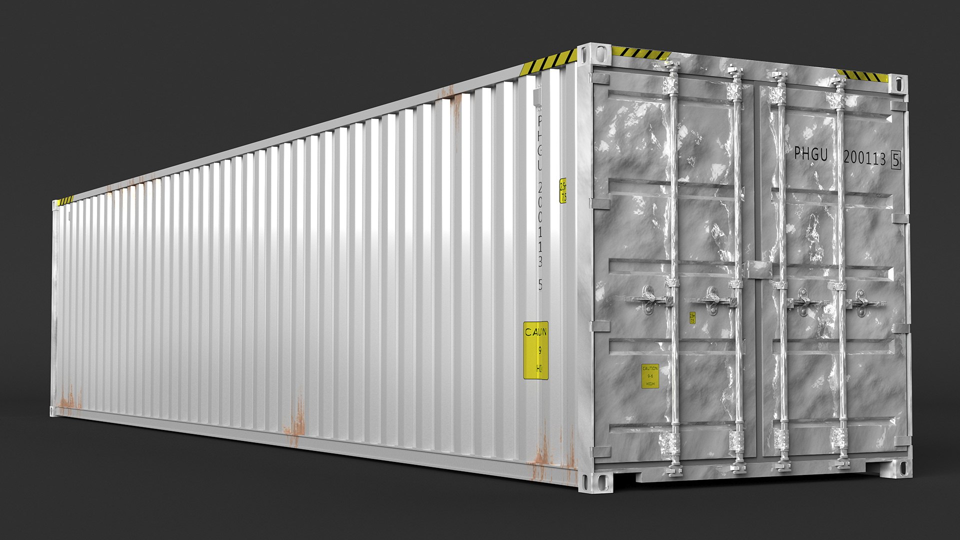 3D 40FT Side Opening Shipping Container - TurboSquid 2182960