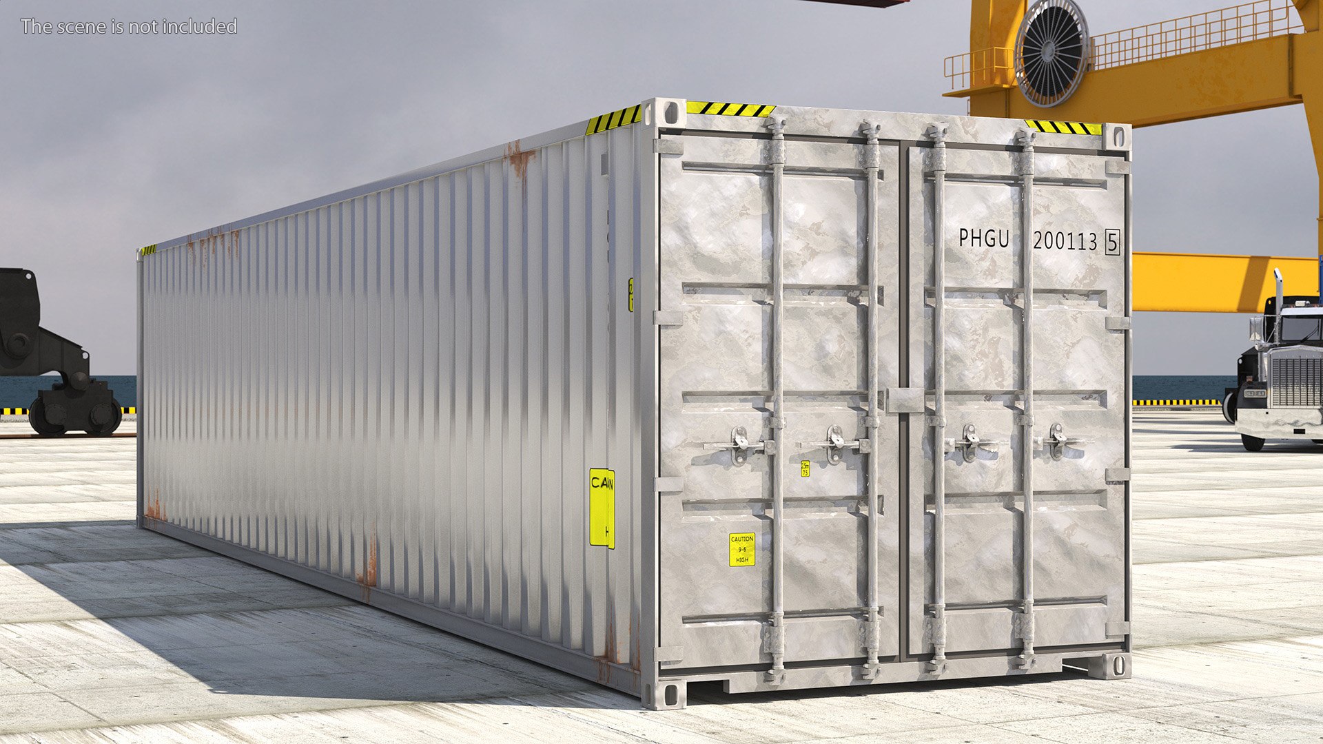 3D 40FT Side Opening Shipping Container - TurboSquid 2182960