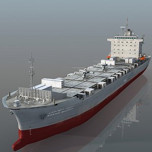 3D model IRIS Shahid Mahdavi C110-3 Iranian Navy drone carrier
