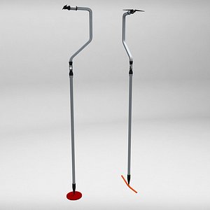 3d model ski lift rod