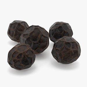 Dried Black Peppercorn 3D model
