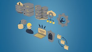 icons data center and hosting