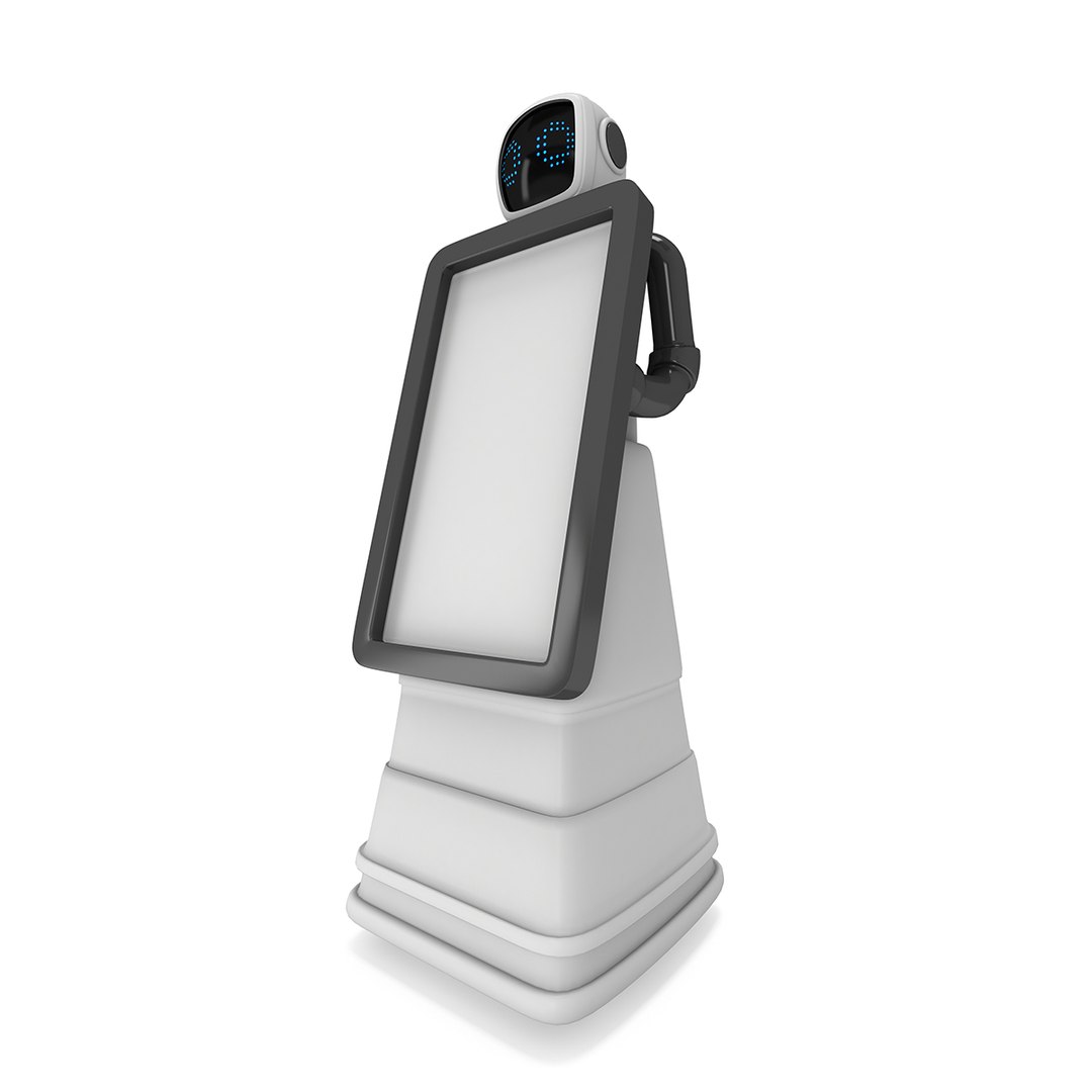 3D Robot Promoter Trade Booth - TurboSquid 1554981