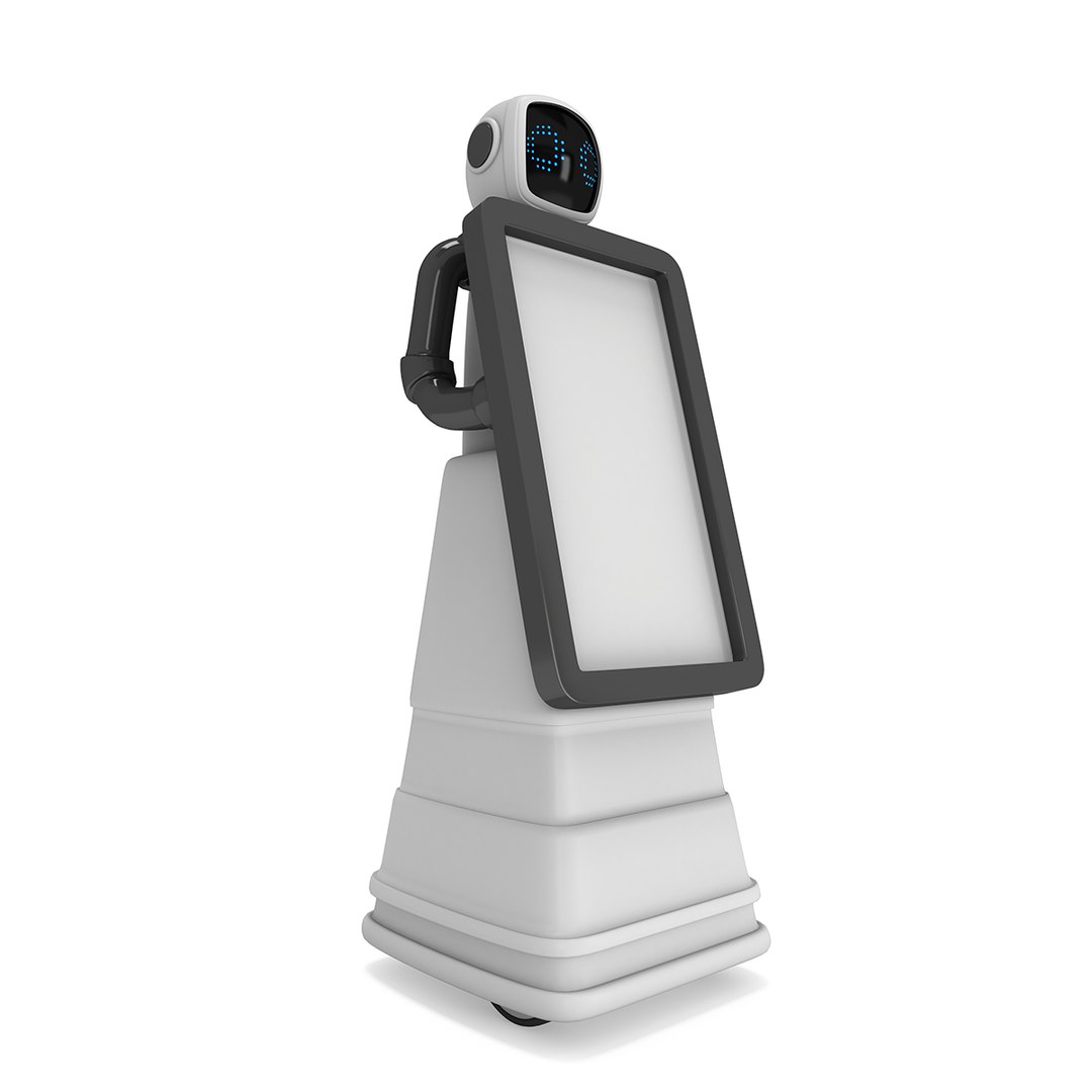3D Robot Promoter Trade Booth - TurboSquid 1554981