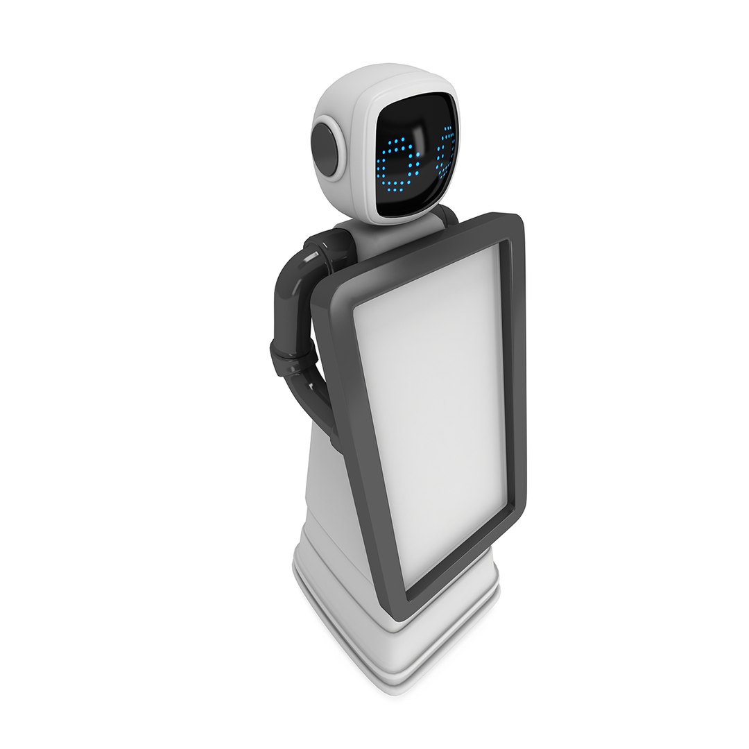 3D Robot Promoter Trade Booth - TurboSquid 1554981
