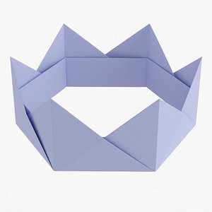 Paper crown origami