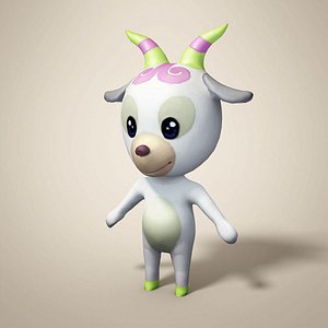 3D cartoon sheep model