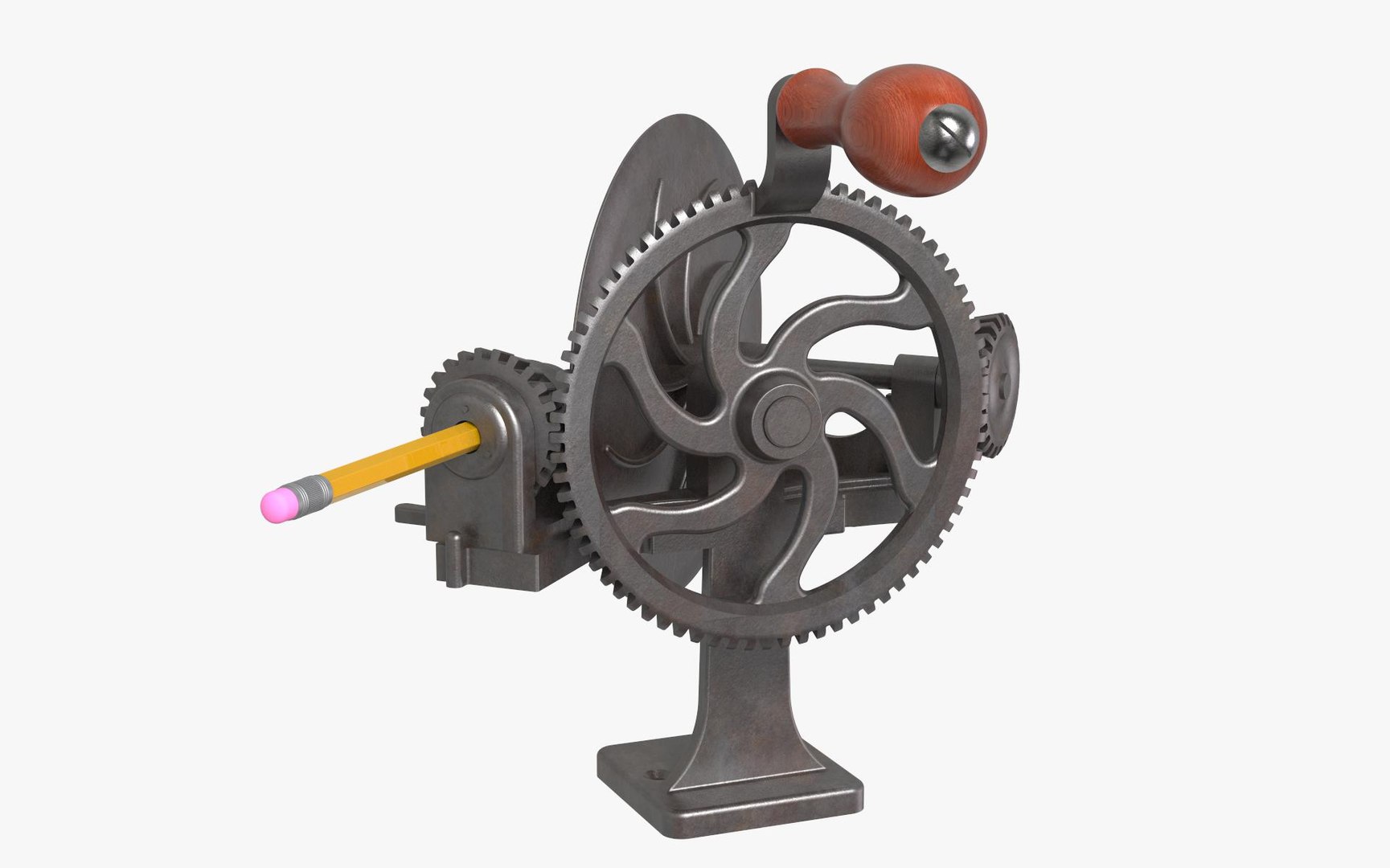 3D Antique Cast Iron Pencil Sharpener https://p.turbosquid.com/ts-thumb/eJ/Ud79hG/vt/pencilsharpener_16/jpg/1631290048/1920x1080/fit_q87/ae2d0690e34c3ba451cef2005378b048ace78919/pencilsharpener_16.jpg