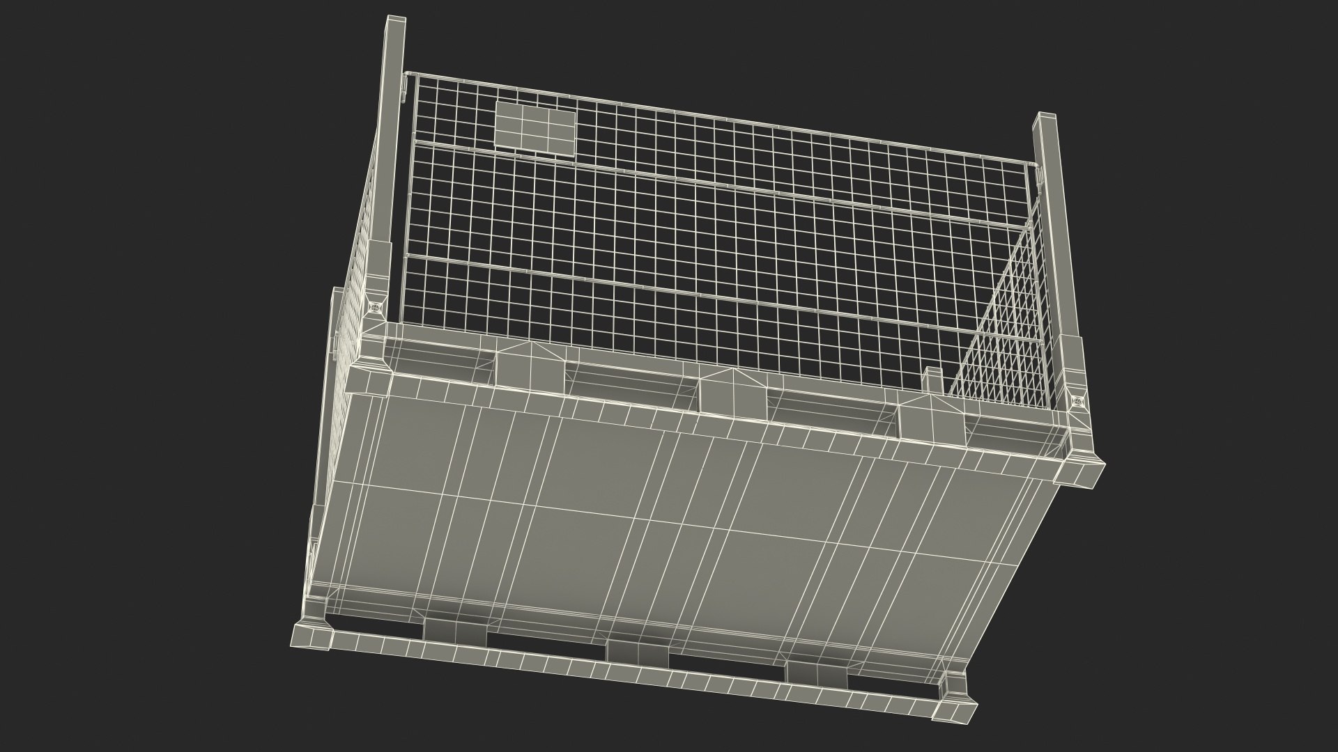 3D collapsible mesh metal pallet model https://p.turbosquid.com/ts-thumb/eJ/Wp0lrA/9D68qsZM/collapsiblemeshmetalpalletcagemb3dmodel026/jpg/1598059067/1920x1080/fit_q87/b3420483b901f129aa9dd65ebdca21b8de68eb34/collapsiblemeshmetalpalletcagemb3dmodel026.jpg