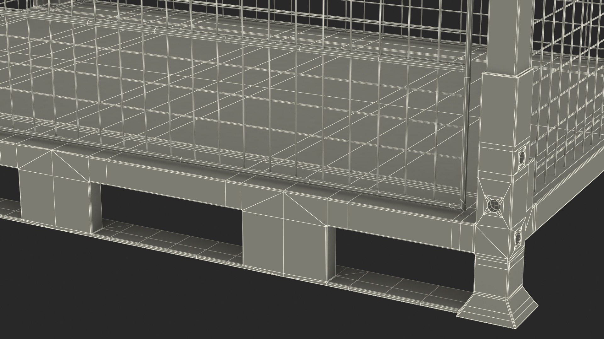 3D collapsible mesh metal pallet model https://p.turbosquid.com/ts-thumb/eJ/Wp0lrA/H8QKyt1P/collapsiblemeshmetalpalletcagemb3dmodel025/jpg/1598059057/1920x1080/fit_q87/47a1674e4915429cb7017cdc3e21931b4d975bea/collapsiblemeshmetalpalletcagemb3dmodel025.jpg