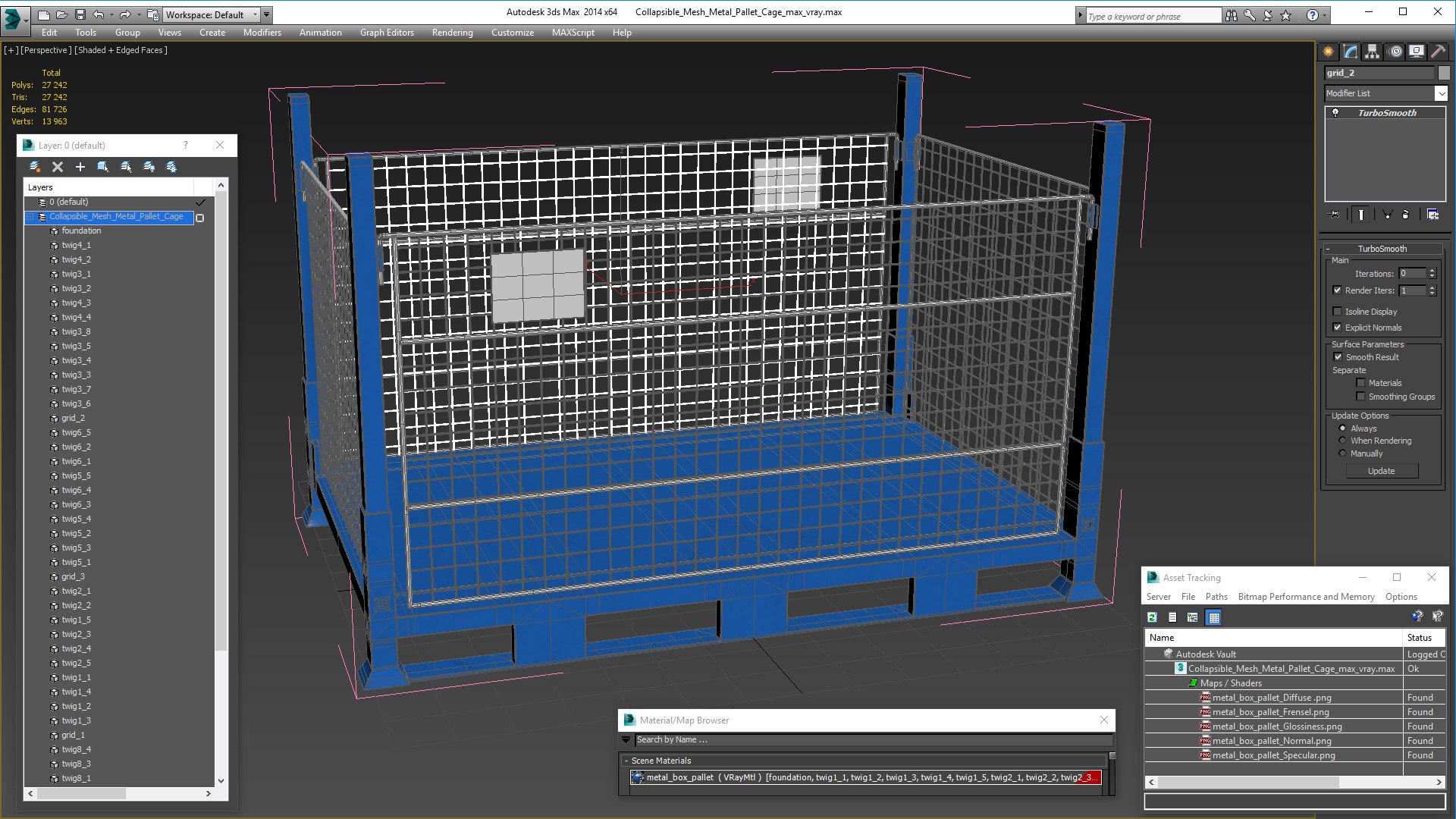 3D collapsible mesh metal pallet model https://p.turbosquid.com/ts-thumb/eJ/Wp0lrA/Pv1PDNA9/collapsiblemeshmetalpalletcagemb3dmodel018/jpg/1598058928/1920x1080/fit_q87/c37ce17d1135a699a5de2fa9f15e793c50a5b081/collapsiblemeshmetalpalletcagemb3dmodel018.jpg
