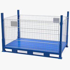 Collapsible Mesh Metal Pallet Cage
