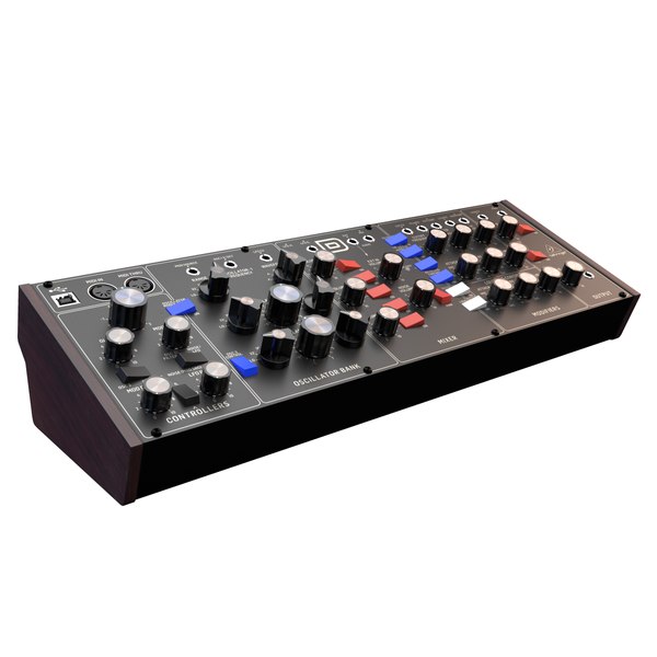 3D модель Синтезатор Behringer Model D - TurboSquid 2228278