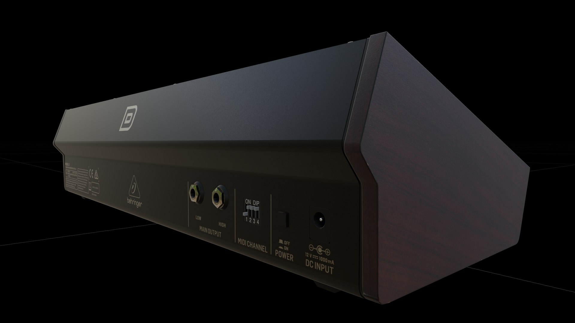 3D Behringer Model D Synthesizer Model - TurboSquid 2228278
