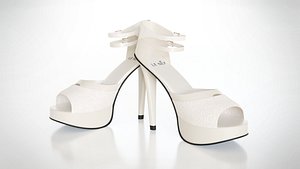 heeled shoes 3D model