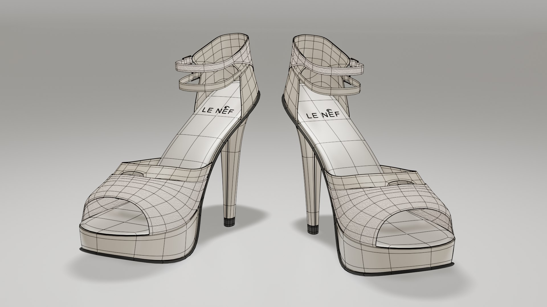 Heeled Shoes 3D Model - TurboSquid 1492969
