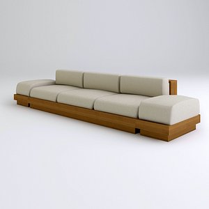3d model outdoor sofa