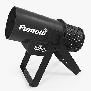 confetti machine 3D model
