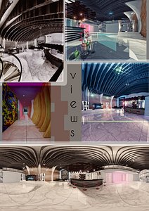 3D revit discotheque small bar
