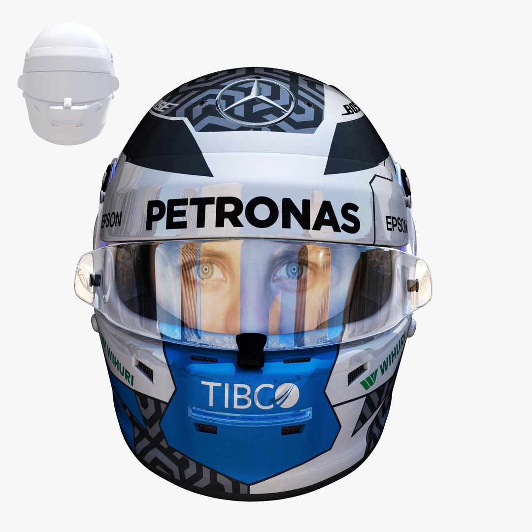 3D model bottas helmet e - TurboSquid 1325355