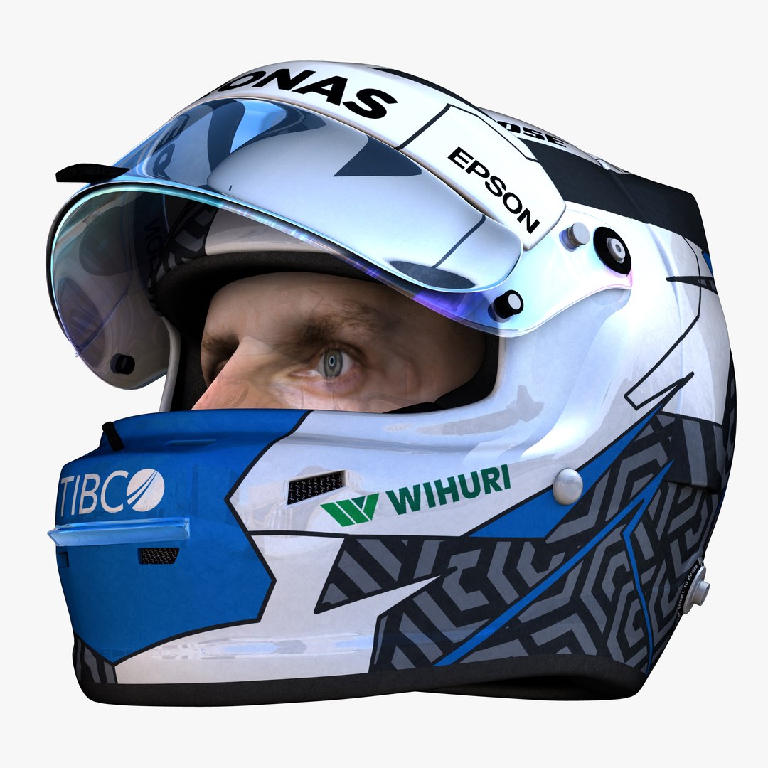 3D model bottas helmet e - TurboSquid 1325355