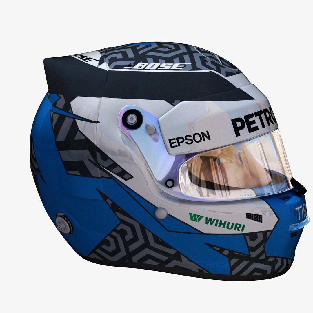 3D model bottas helmet e - TurboSquid 1325355