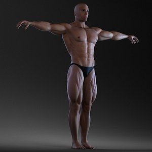 Bodybuilder Man 3d