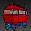 wheeled vehicle 3D model