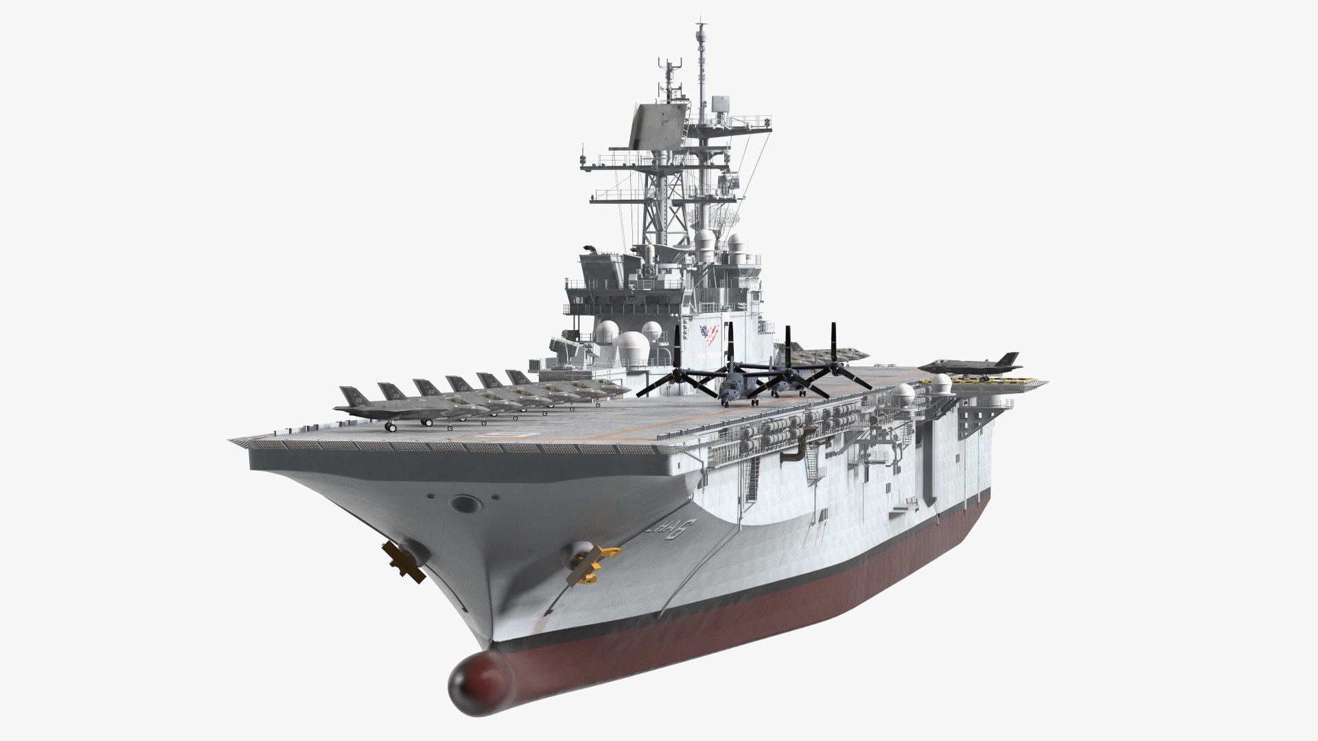 USS America LHA 6 with Aircrafts 3D https://p.turbosquid.com/ts-thumb/eJ/ubnlk7/5B/ussamericalha6withaircrafts3dsmodel025/jpg/1645146734/1920x1080/fit_q87/9ff7ca604fe9e5cca7da06a203e03414128e1f44/ussamericalha6withaircrafts3dsmodel025.jpg