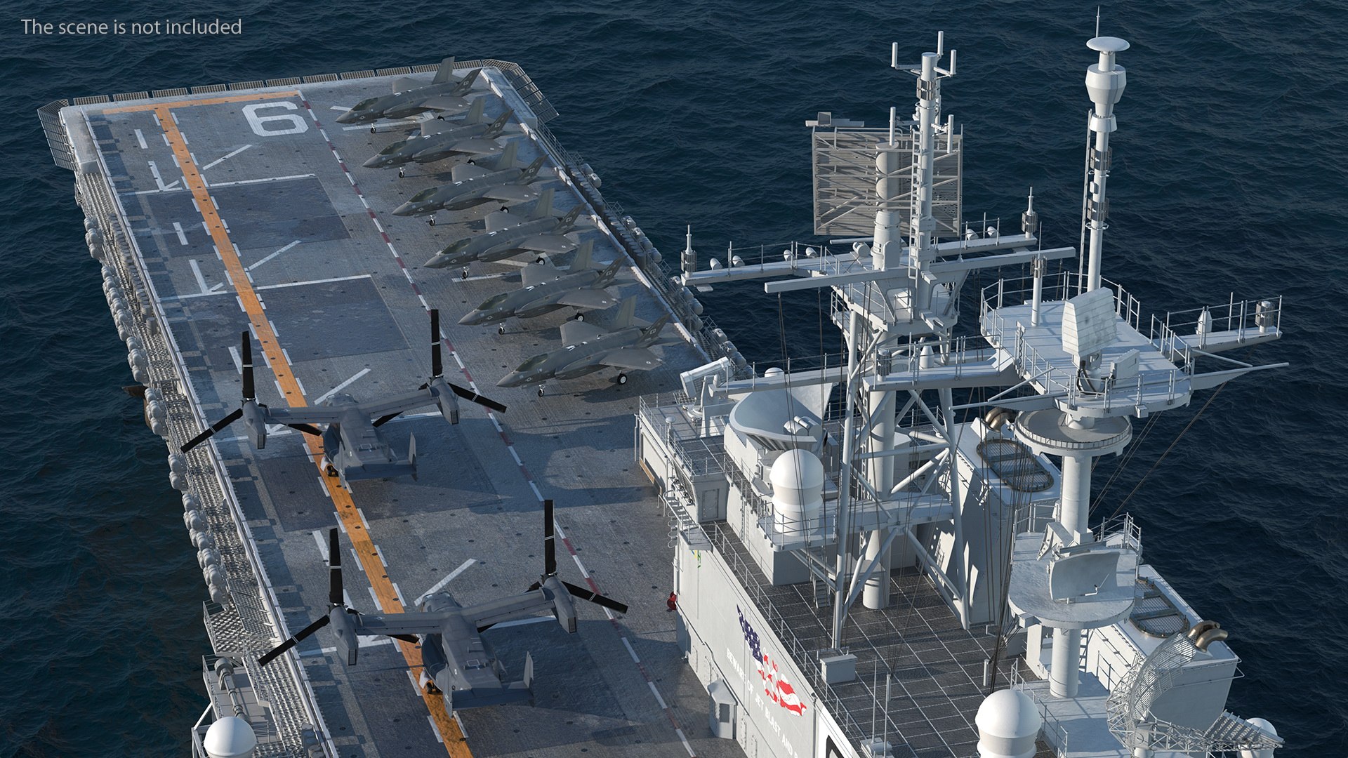 USS America LHA 6 with Aircrafts 3D https://p.turbosquid.com/ts-thumb/eJ/ubnlk7/Ew/ussamericalha6withaircrafts3dsmodel010/jpg/1645146687/1920x1080/fit_q87/5b783021cadddc41f0e0c2a3f1c5904889d13f69/ussamericalha6withaircrafts3dsmodel010.jpg