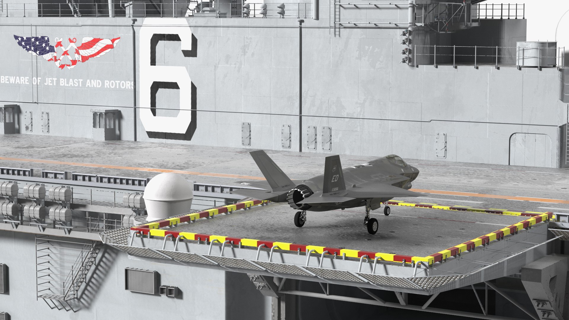 USS America LHA 6 with Aircrafts 3D https://p.turbosquid.com/ts-thumb/eJ/ubnlk7/O7/ussamericalha6withaircrafts3dsmodel046/jpg/1645146797/1920x1080/fit_q87/4fbca037e2deba68050f067dfcd0e1ee87e5fba3/ussamericalha6withaircrafts3dsmodel046.jpg