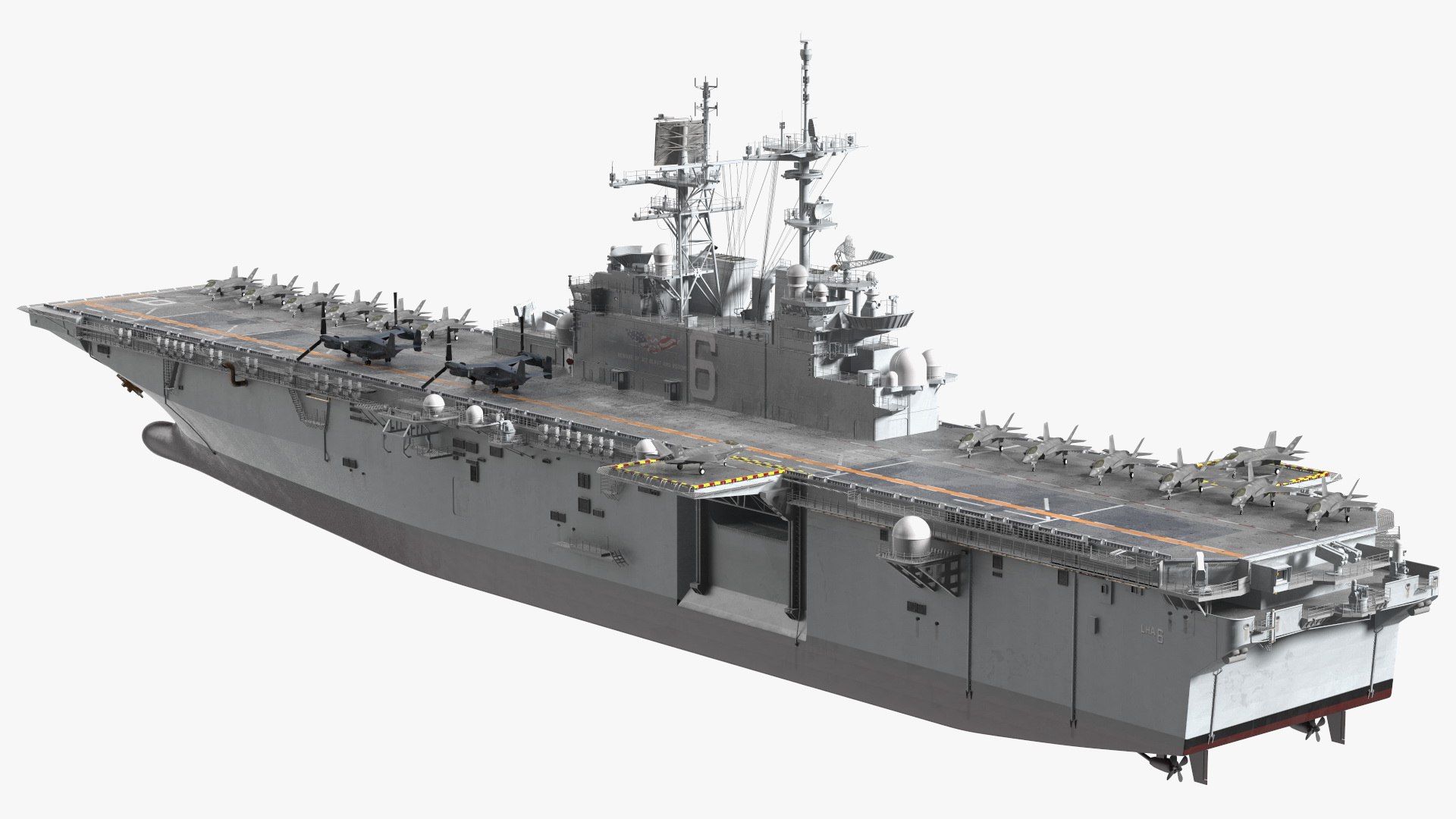 USS America LHA 6 with Aircrafts 3D https://p.turbosquid.com/ts-thumb/eJ/ubnlk7/Xm/ussamericalha6withaircrafts3dsmodel024/jpg/1645146731/1920x1080/fit_q87/3650ebd052c759b70bc2c3beb09d65bda1318d23/ussamericalha6withaircrafts3dsmodel024.jpg