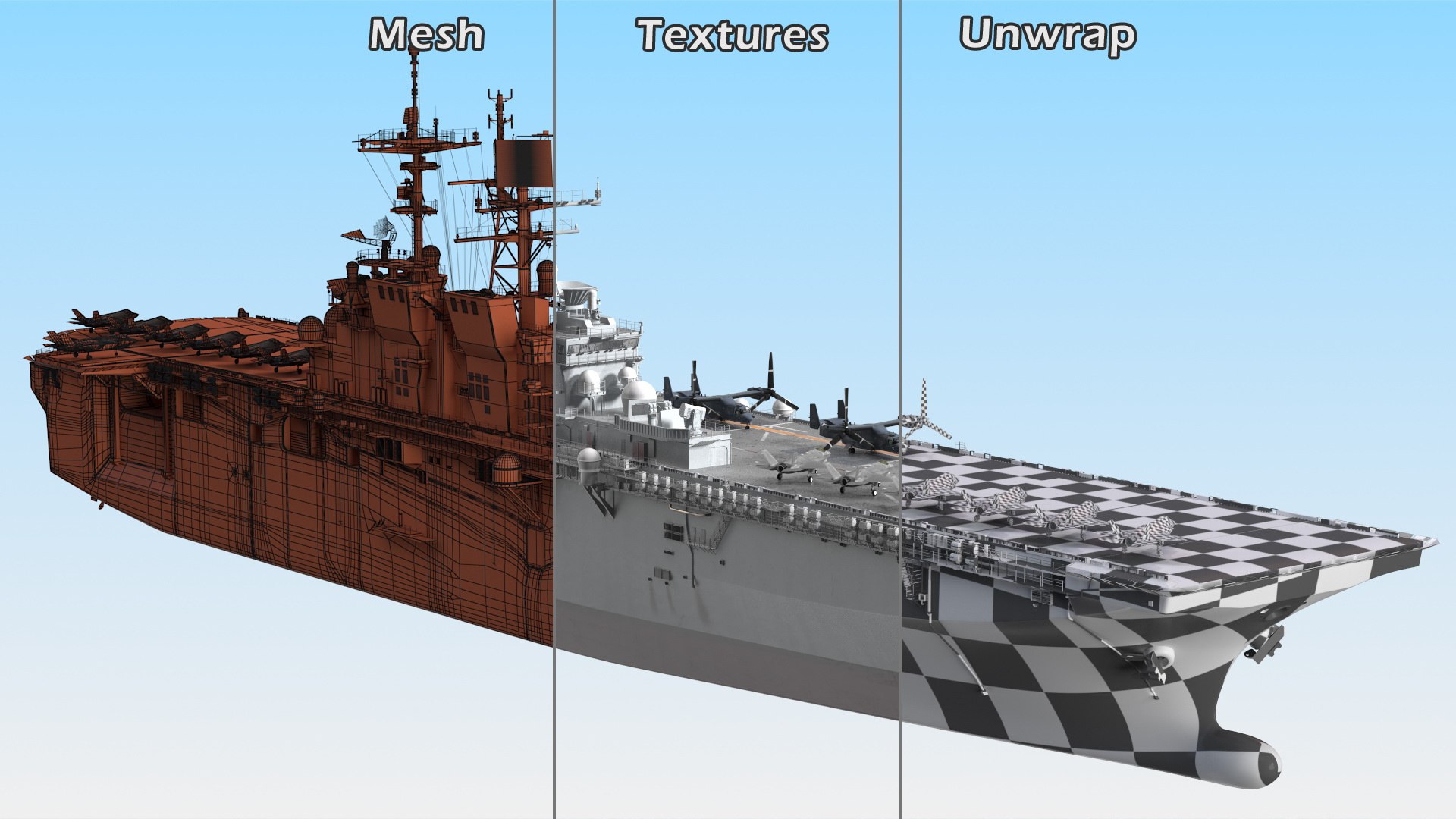 USS America LHA 6 with Aircrafts 3D https://p.turbosquid.com/ts-thumb/eJ/ubnlk7/gc/ussamericalha6withaircrafts3dsmodel048/jpg/1645146802/1920x1080/fit_q87/9a212deba34ed2a41a706cb331a9113dc24870c4/ussamericalha6withaircrafts3dsmodel048.jpg