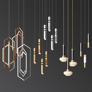 Four Hanging Light Set 05