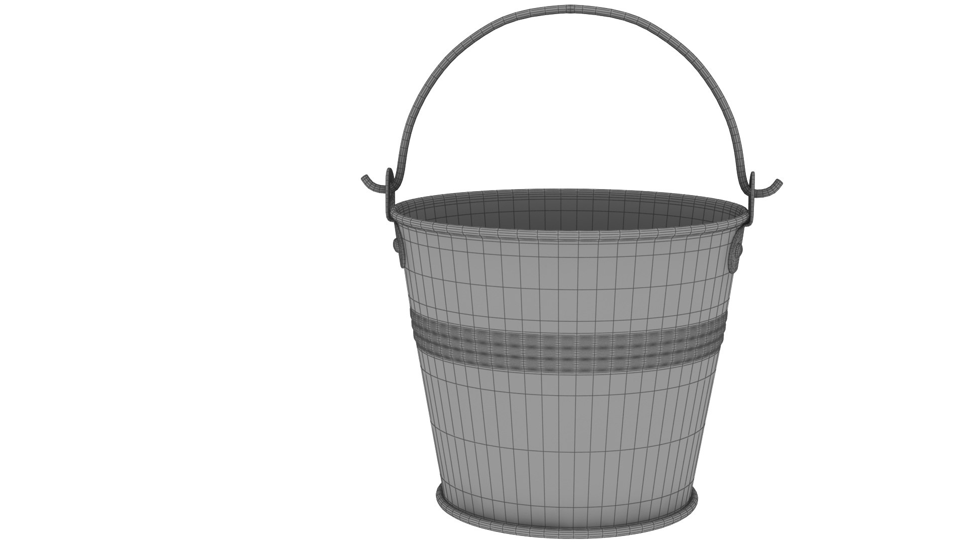 3D Metal Bucket 02 Model - TurboSquid 2056800
