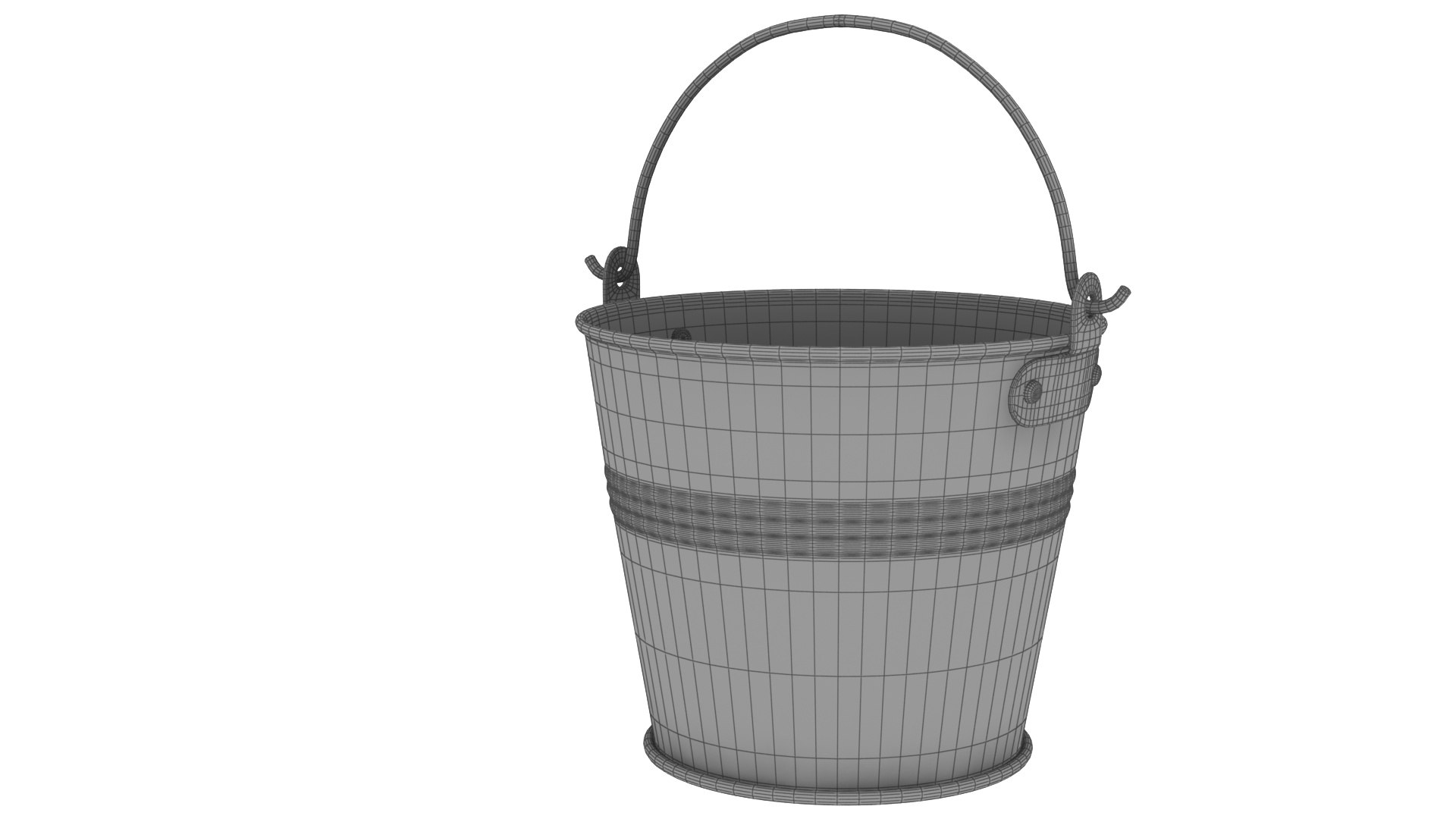 3D Metal Bucket 02 Model - TurboSquid 2056800