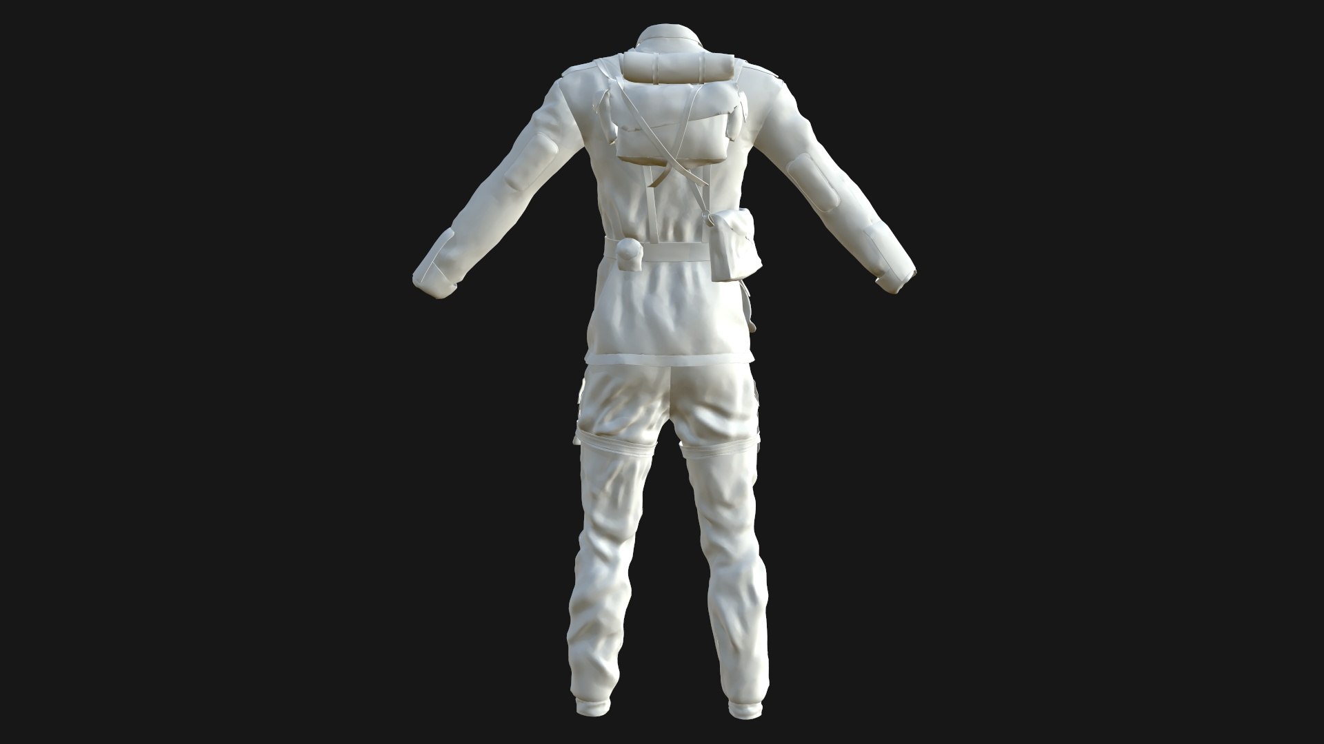 3D Military Uniform Model - TurboSquid 1555788