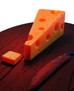 Cheese Slice Container for Fridge by TimW, Download free STL model